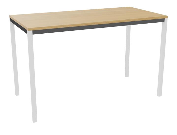 Table polyvalente EOL sur fond blanc