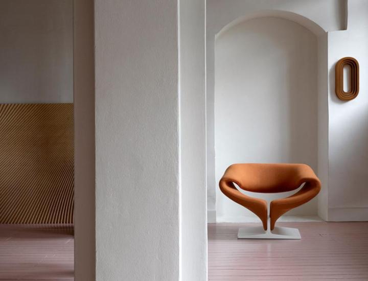Fauteuil Ribbon® Pierre Paulin – pièce iconique pour hall et espace attente
