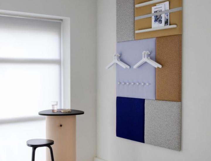 Mur acoustique Pillow Grid 2 Cascando – composition en grille, bureaux et espaces de réunion