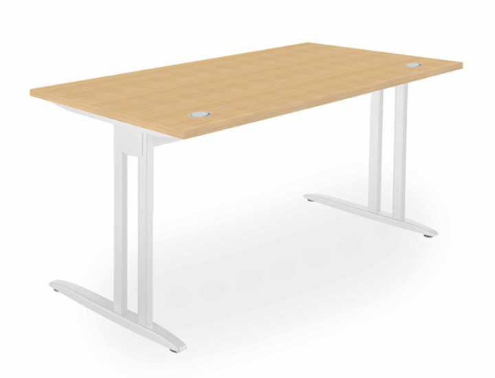 Bureau professionnel IDOL EOL pied centré sur fond blanc