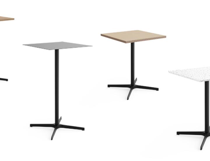 Table carrée Lucie EOL sur fond blanc