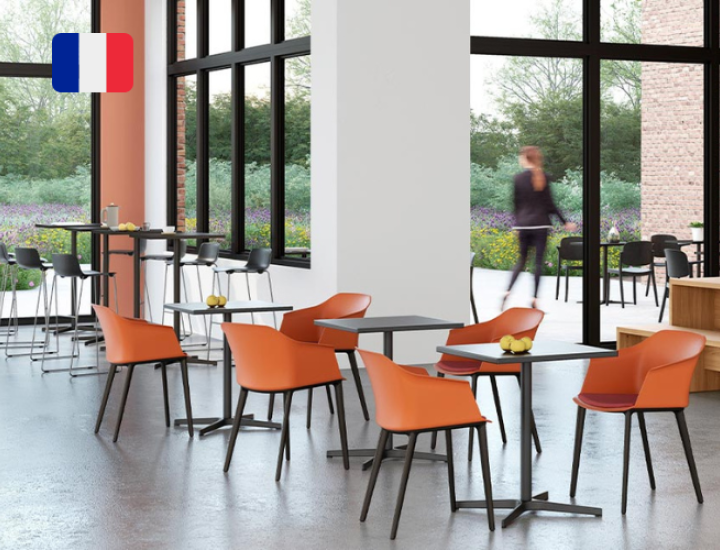 Chaise professionnelle Scott EOL dans un espace de restauration