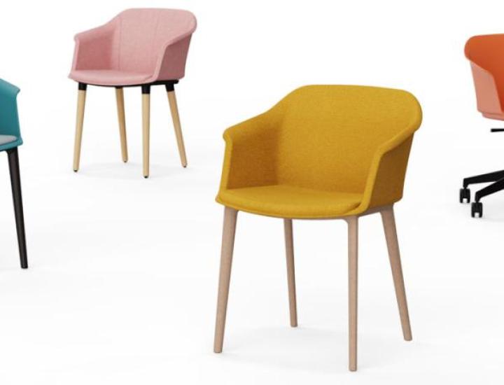 Chaise Scott EOL sur fond blanc