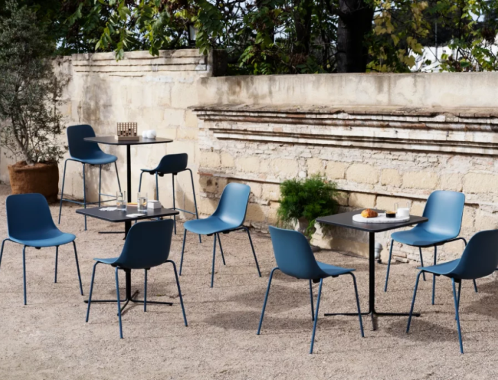 Fauteuil Abril esPattio dans un espace d’accueil design