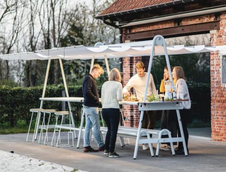 Table AMAi Extremis en terrasse – mobilier extérieur premium pour professionnels