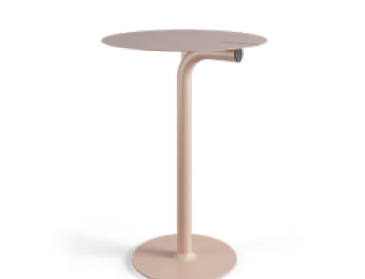 Table cafétéria Chill sur fond blanc
