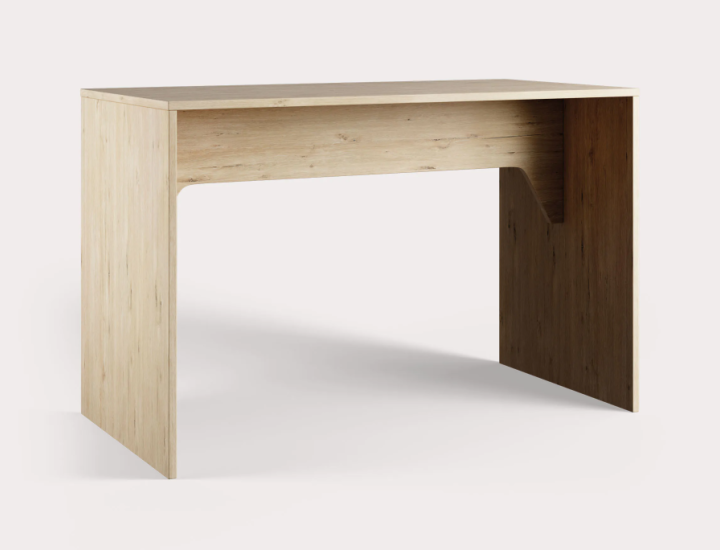 Table haute Share sur fond blanc avec design épuré pour coworking