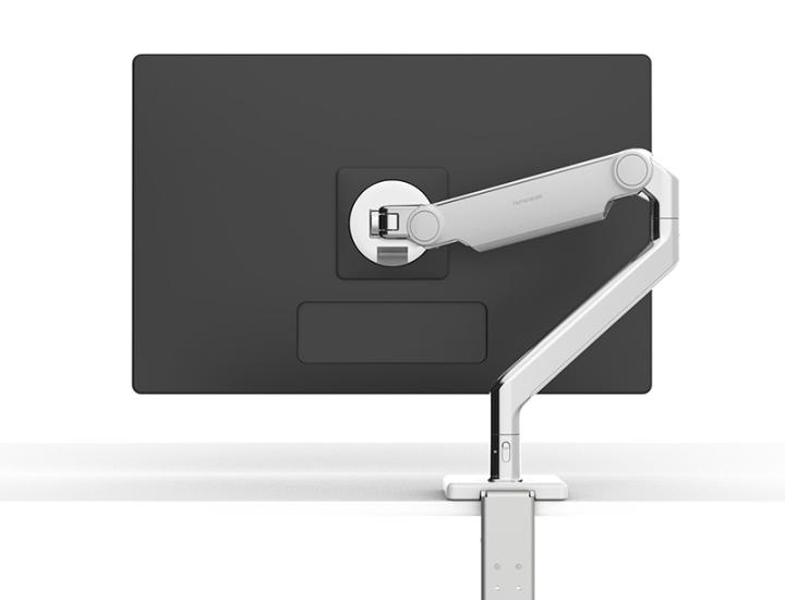 Bras écran Humanscale M2.1 sur fond blanc