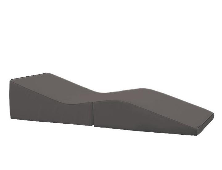 Pouf chaise longue EASY Softline design modulable fond blanc.