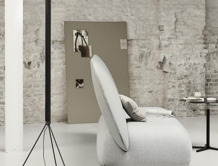 Fauteuil lounge HALO Softline pour accueil premium et zone confidentielle.