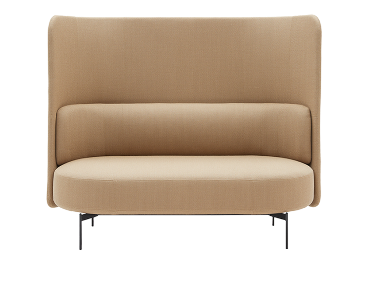 Canapé haut JOE Softline design lounge fond blanc.
