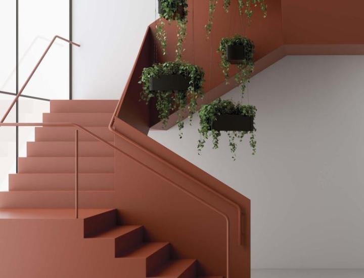 Bac à plantes design Green Light – Jardinière rectangulaire compacte en aluminium pour espaces de travail végétalisés