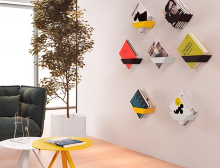 Koku Systemtronic – Étagère murale compacte haute capacité pour bibliothèque de bureau et salle d'attente