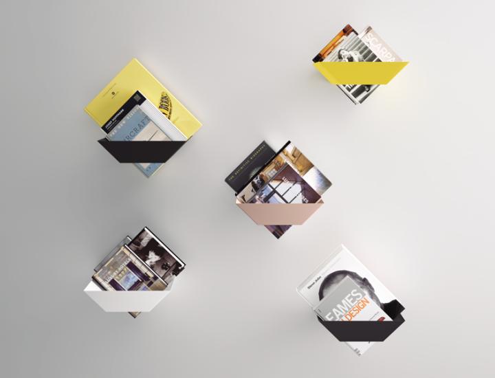 Étagère Koku Systemtronic – Rangement mural design en acier laqué pour espaces professionnels