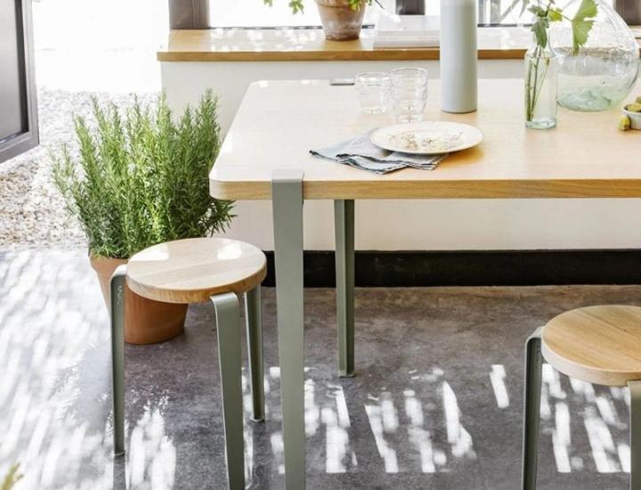 Gamme pieds de table TIPTOE – Acier thermolaqué 100% européen, 5 hauteurs, pour bureaux et espaces de travail
