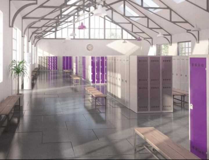 Vestiaire multicases acier Vinco – Mobilier de rangement certifié NF Environnement pour espaces professionnels et industriels
