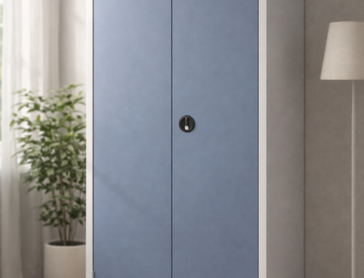 Armoire métallique monobloc Premium PB/PP – Fermeture 3 points, charnières cachées, 6 coloris pour bureaux professionnels