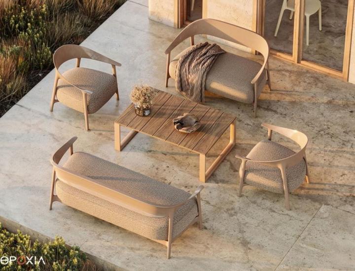 Africa Chair Vondom Eugeni Quitllet – Chaise légère et empilable indoor/outdoor pour bureaux et espaces de convivialité
