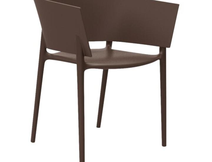 Chaise design Africa Vondom – Assise empilable polypropylène fibre de verre pour espaces professionnels intérieurs et extérieurs