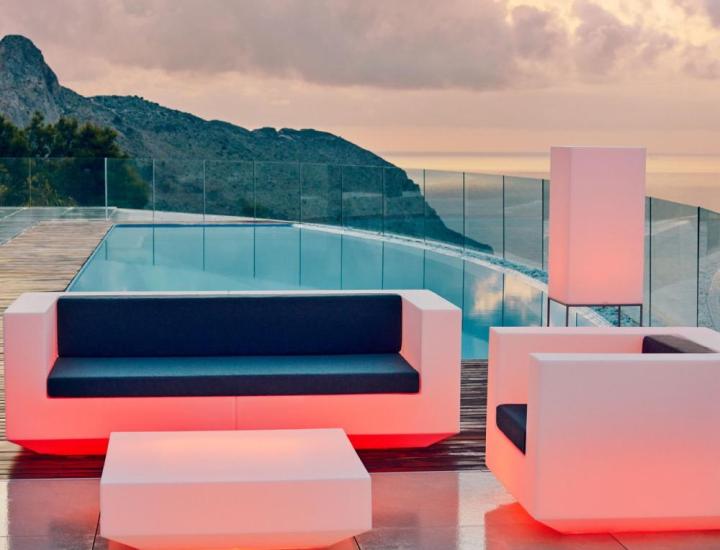 Canapé Vela Vondom Ramón Esteve – Mobilier lounge professionnel intérieur extérieur configurable