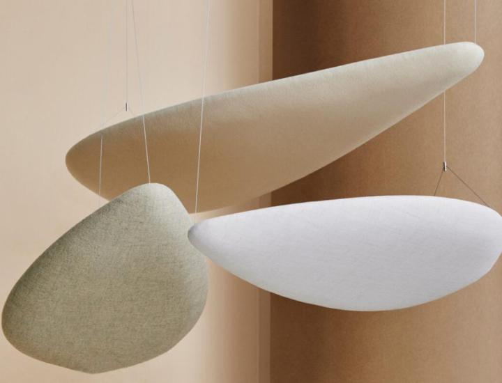 Absorbeur suspendu design Delta Ceiling Zilenzio – Constance Guisset Studio, open space professionnel