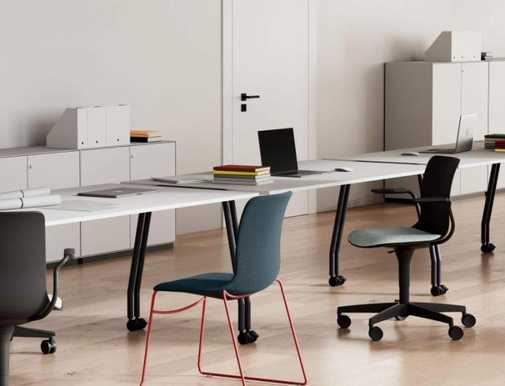 Nume Ibebi – Chaise légère et élégante pour open spaces et salles de réunion