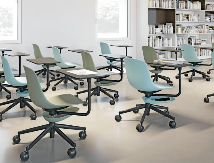 Pure Loop Mono No Stackable Infiniti – Chaise contract polyvalente pour hôtellerie bureaux et espaces résidentiels