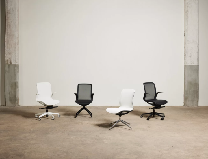 Luxy Smartlight – Le fauteuil de bureau aérien en maille nylon fibre de verre pour espaces modernes