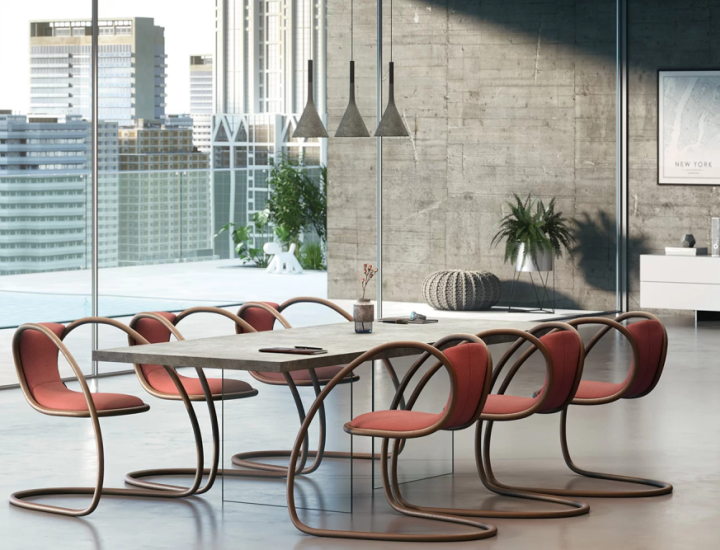 Timeless Luxy – Chaise visiteur et fauteuil d'accueil design intemporel signé Andrea Citton