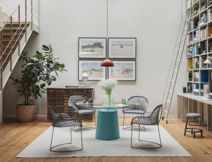 Fauteuil cuir design Midj Guapa – mobilier haut de gamme espace détente et réception