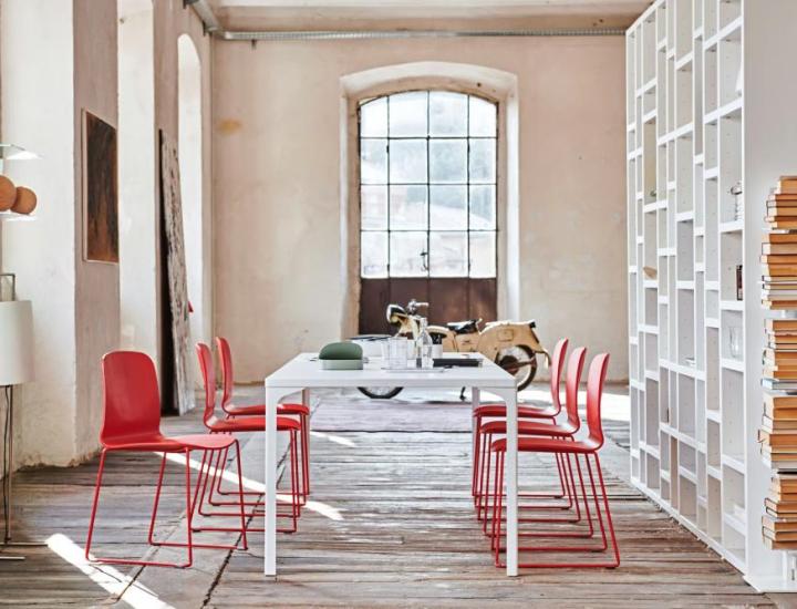 Chaise salle à manger professionnelle Midj Liu – siège contract restaurant et hôtel design
