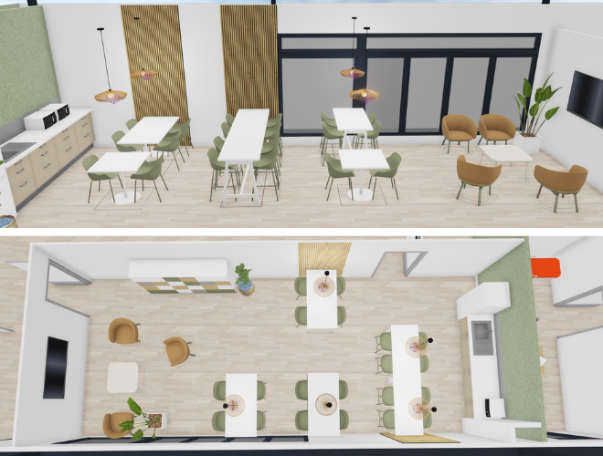 PLAN ET VUES 3D PLAN ET VUES 3D